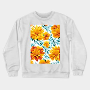 Marigold Light Abstract Artwork Crewneck Sweatshirt